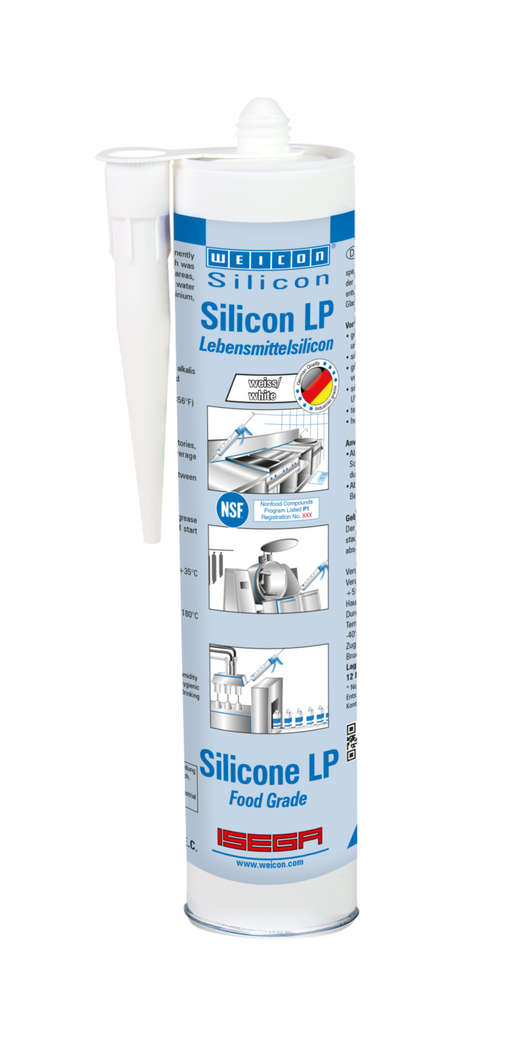 Silicone LP | Sigillante permanentemente elastico per acqua potabile e applicazioni alimentari