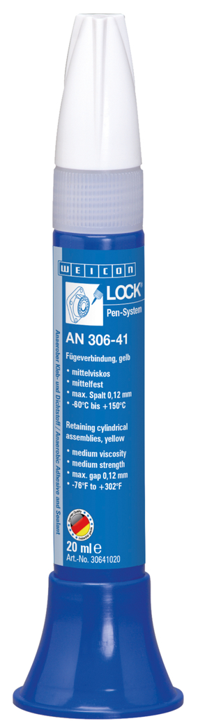 WEICONLOCK® AN 306-41 Fixation des Emmanchements | pour roulements, arbres et douilles, résistance moyenne, viscosité moyenne