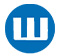 Weicon App-Logo in blau