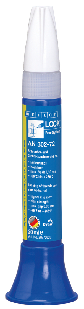 WEICONLOCK® AN 302-72 Frein filet | haute résistance, haute viscosité, homologué pour l'eau potable