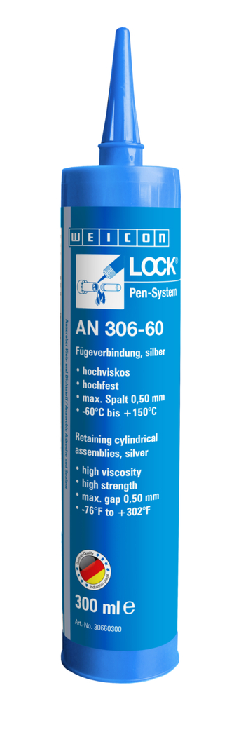 WEICONLOCK® AN 306-60 bloccaggio accoppiamenti | Frenafiletti per la riparazione di elementi di raccordo, ad alta resistenza