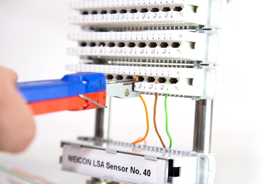 LSA Sensor No. 40 | LSA-Anlegewerkzeug inkl. Sensor zur Abtastung der Aderendlage