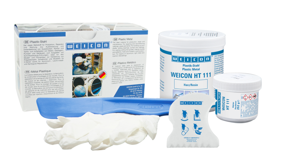 WEICON HT 111 | sistema di resina epossidica resistente alle alte temperature per riparazioni e stampaggio