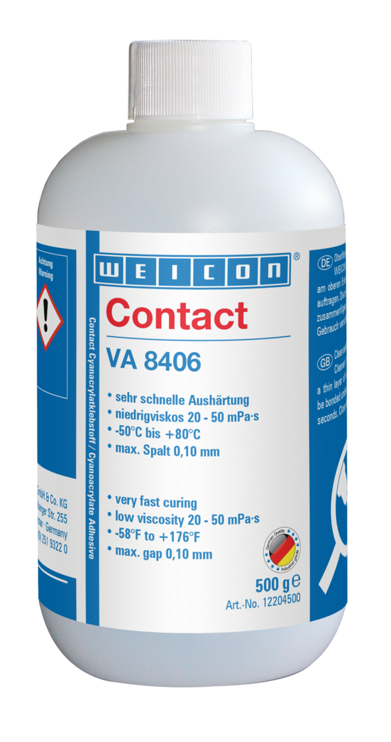 VA 8406 Cyanacrylat-Klebstoff | Sekundenkleber für schnelle Fixierungen und Verklebungen
