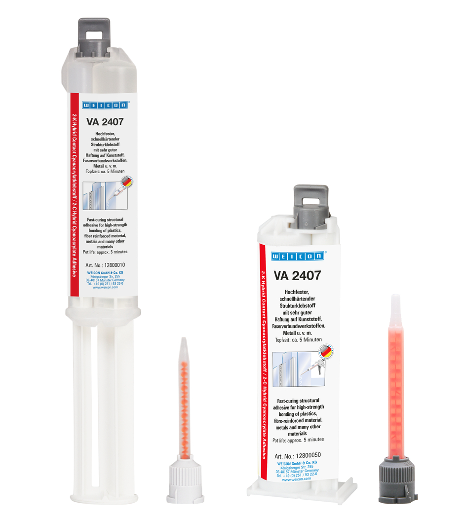 VA 2407 Cyanoacrylate Adhesive | two-component cyanoacrylate, high gap bridging