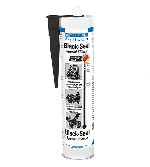 Black-Seal Silicone speciale | sigillante permanentemente elastico per aree resistenti all'olio o al grasso