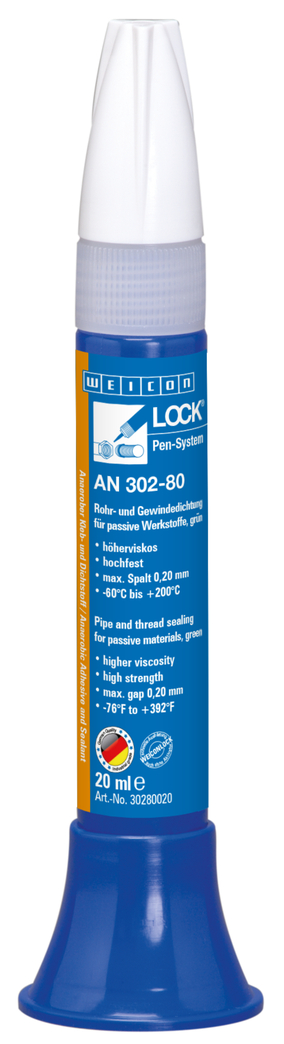 WEICONLOCK® AN 302-80 Étanchéité de Tuyaux et de Filetages | pour matières passives, haute résistance