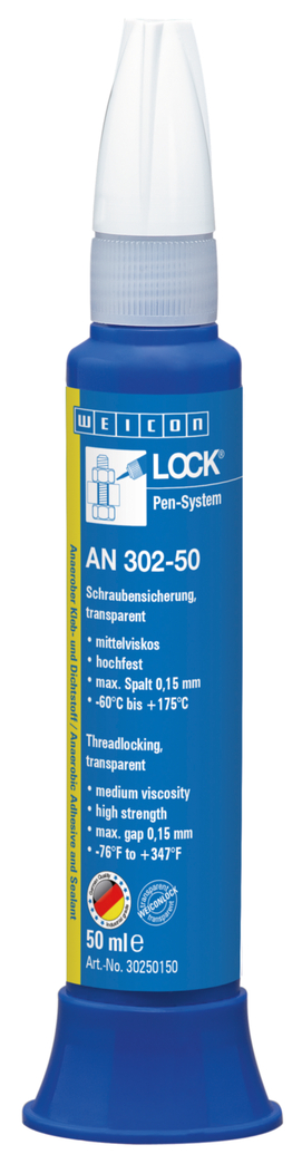 WEICONLOCK® AN 302-50 frenafiletti per viti e prigionieri | adesivo anaerobico ad alta resistenza, media viscosità