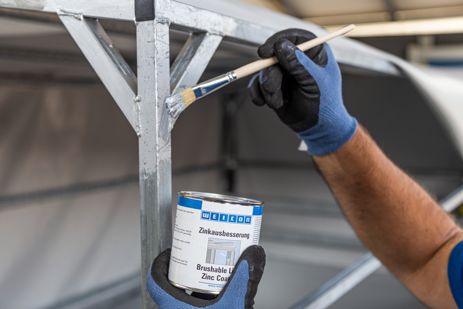 Brushable Liquid Zinc Coating | corrosion protection for galvanized surfaces